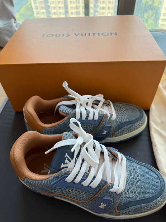 Louis Vuitton Trainer Low 'Monogram Denim' size 39