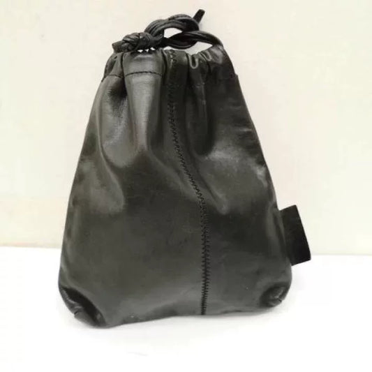 Vintage Jean Paul Gaultier 1990s Safety Pin Leather Pouch