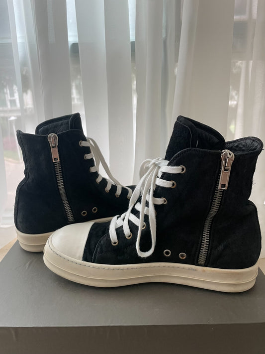 Rick Owens Mainline Suede "Ramones" Sneakers