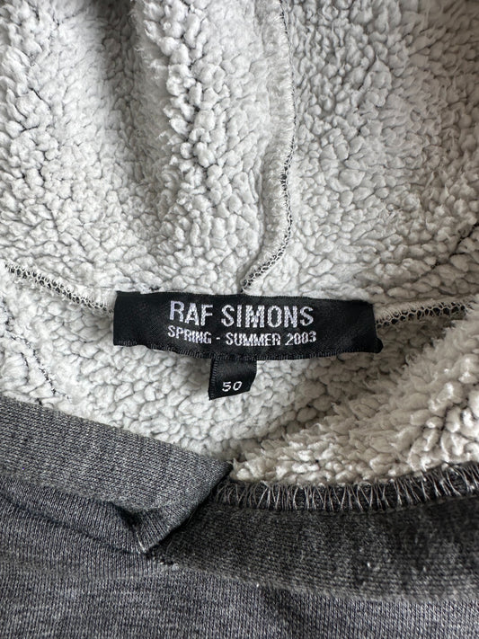 Raf Simons SS03 "Consumed" Grey "Penelope Shark" Hoodie