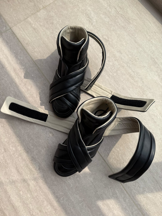 Maison Margiela "Future" Padded Leather Mid-Top Sneakers (SS26)