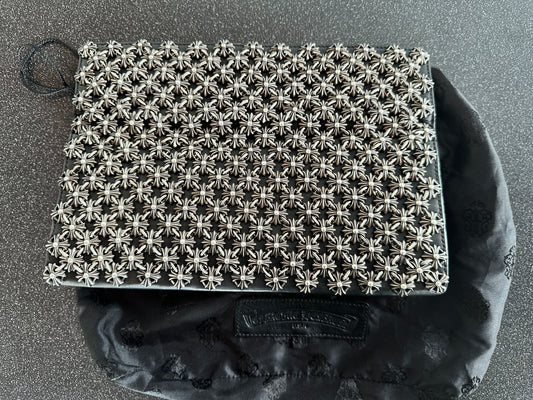 Chrome Hearts "Multi-Cross" Sterling Silver Evening Clutch