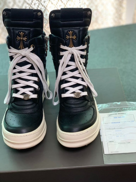 Chrome Hearts x Rick Owens "Dunk" Leather Sneakers (2010)