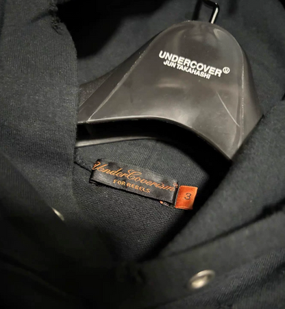 UNDERCOVER SS06 "T" Distressed Layered "Wormhole" Hoodie