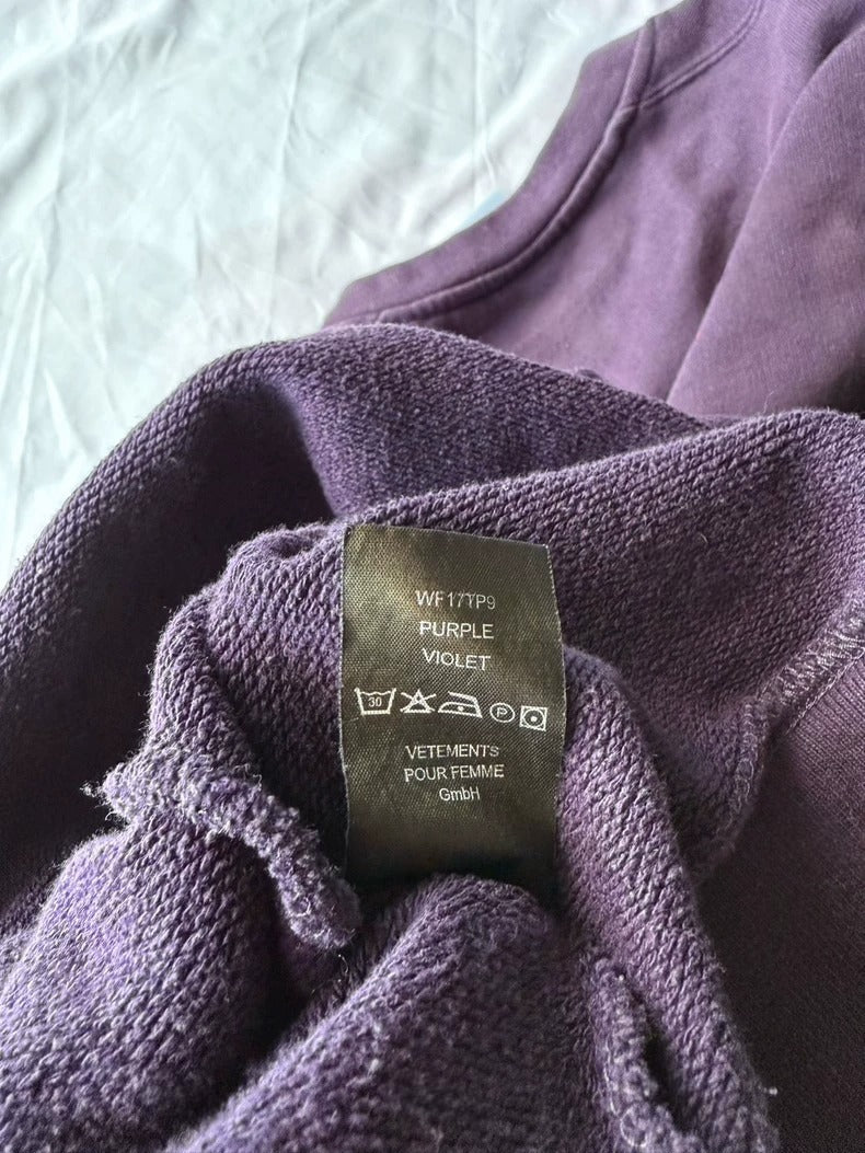 Vetements F/W 2017 Unskinny Sweatshirt