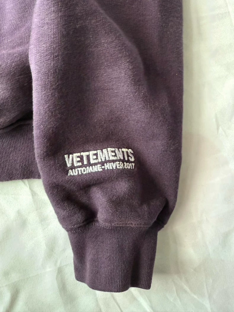 Vetements F/W 2017 Unskinny Sweatshirt