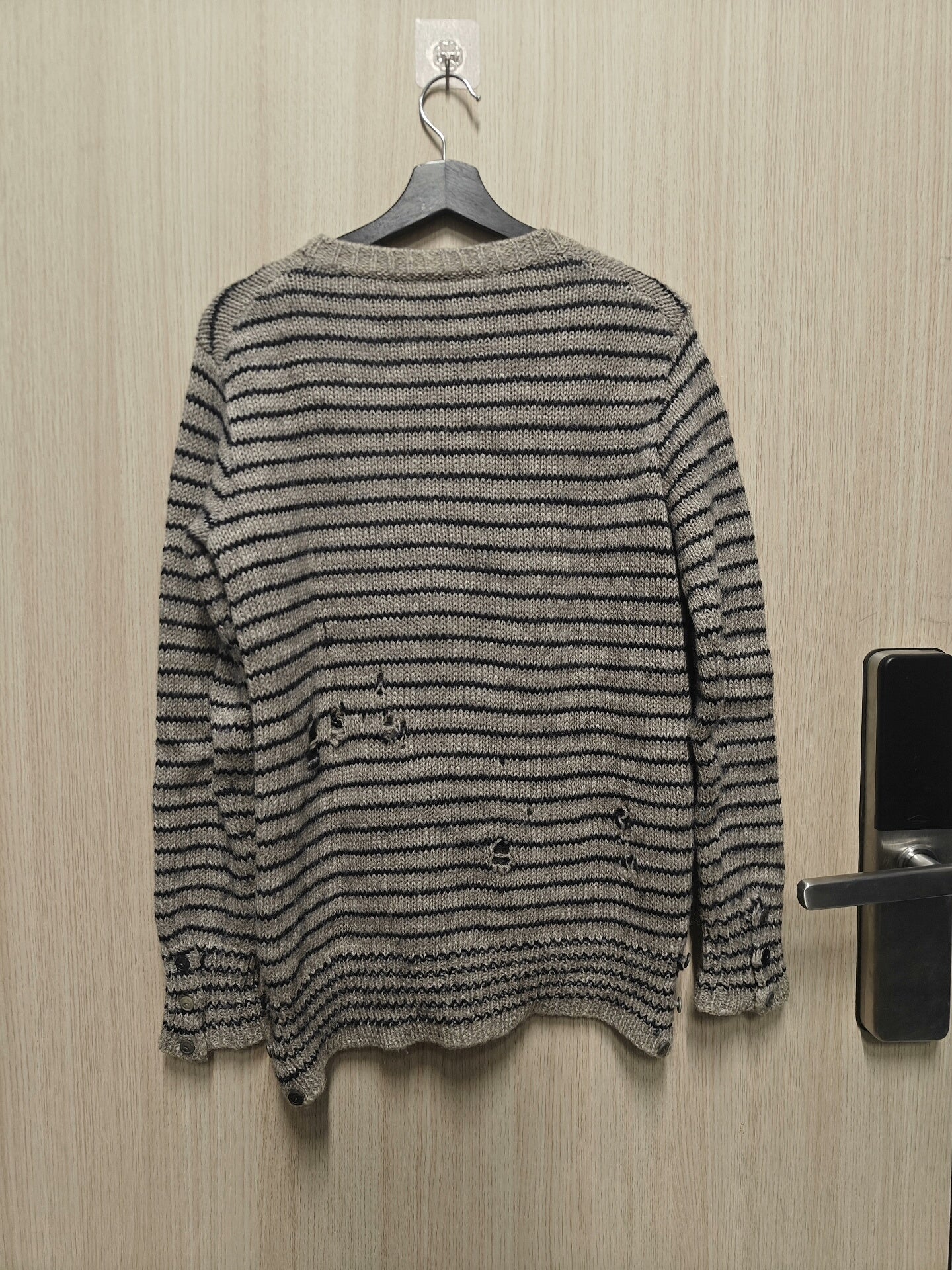 TAKAHIROMIYASHITA TheSoloist. "Grunge" Distressed Wool Sweater