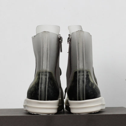Rick Owens Translucent PVC "Ramones" High-Top Sneakers