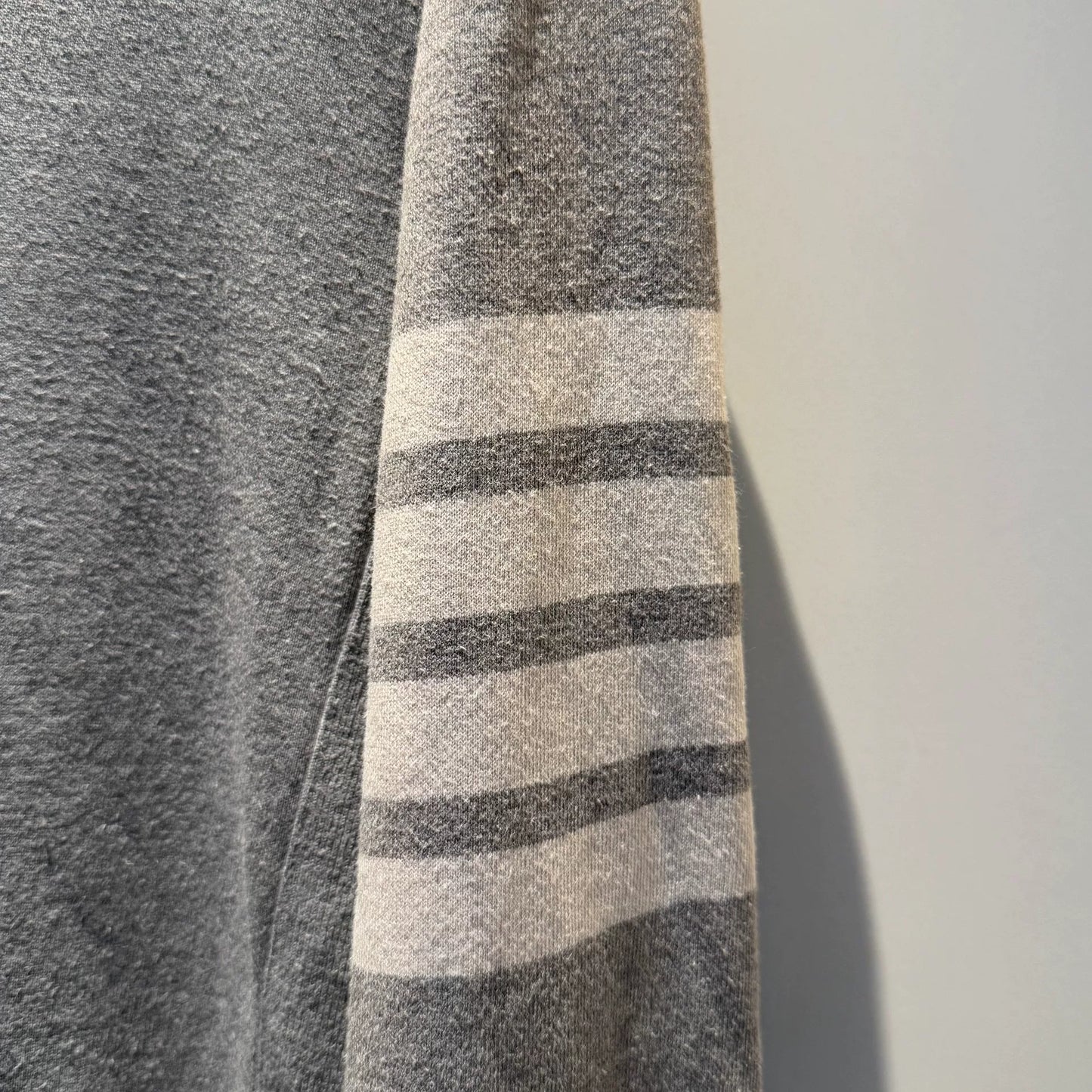 Thom Browne Classic 4-Bar Heather Grey Sweatshirt