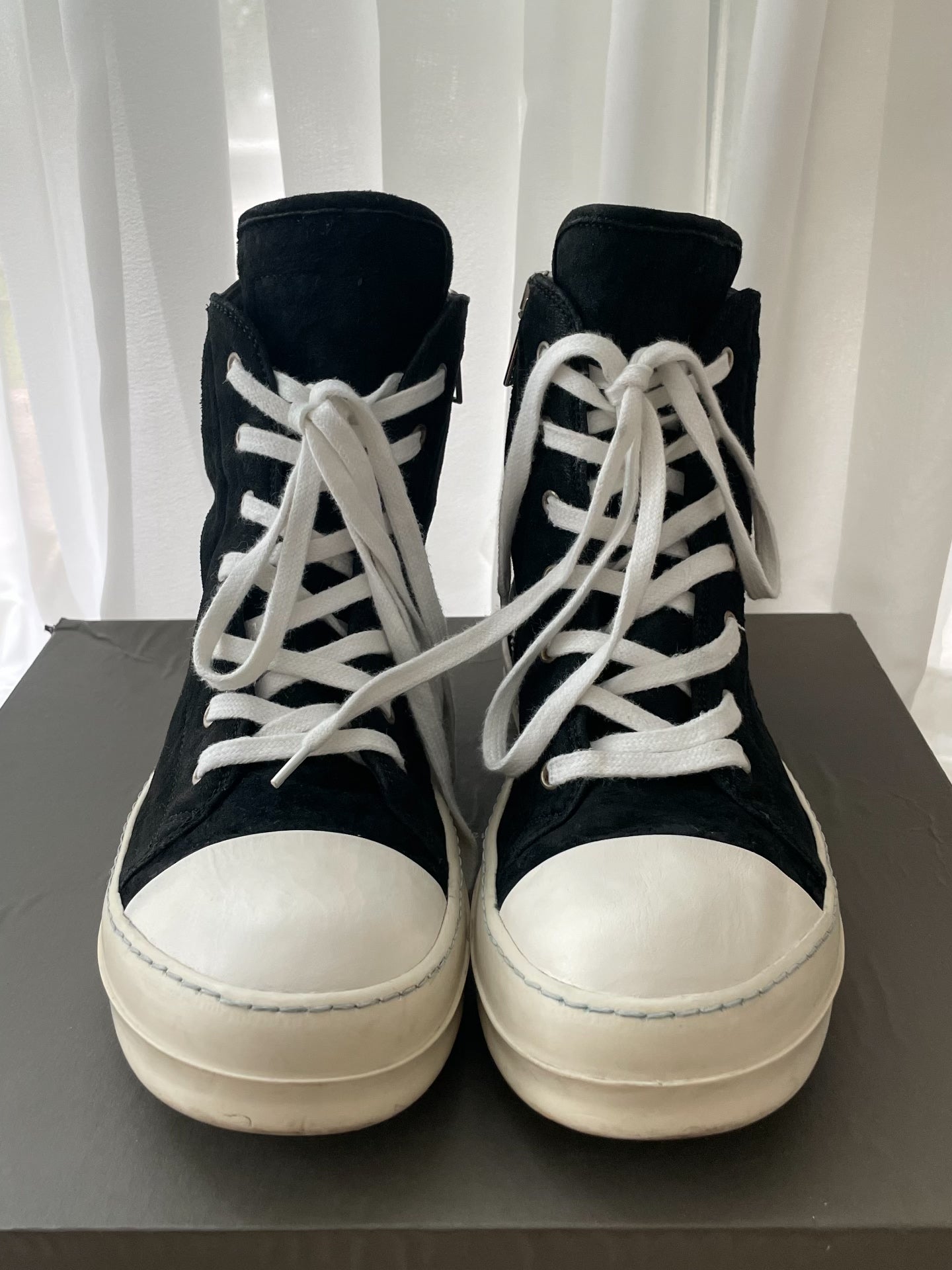 Rick Owens Mainline Suede "Ramones" Sneakers