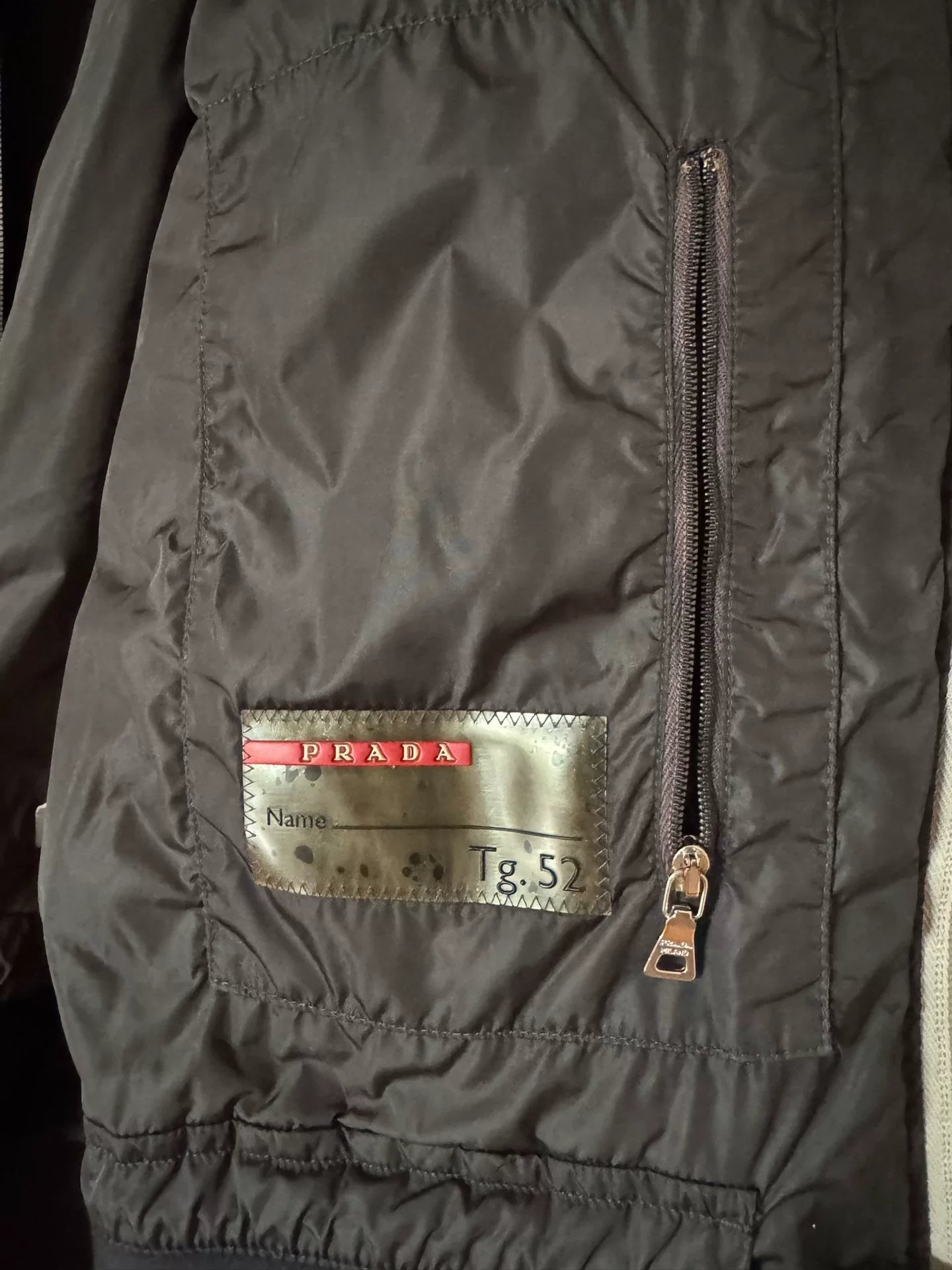 Prada Sport Padded Ski Jacket with Retractable Cable Lock