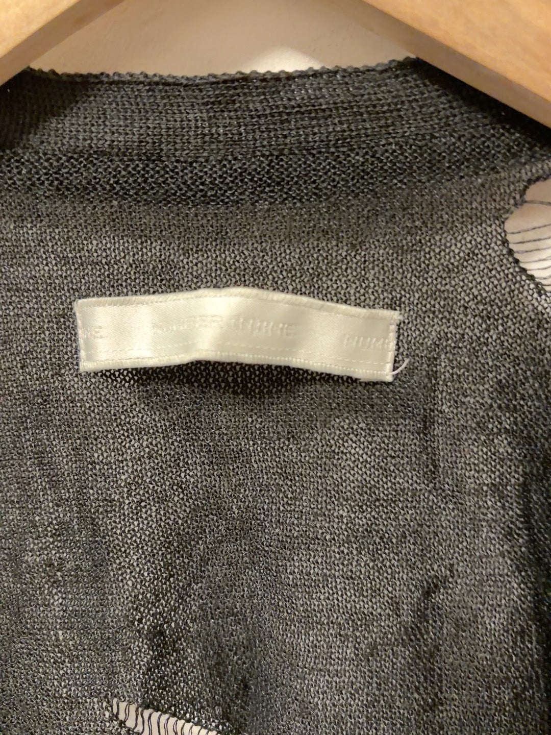 Number (N)ine SS02 Distressed Knit Cardigan