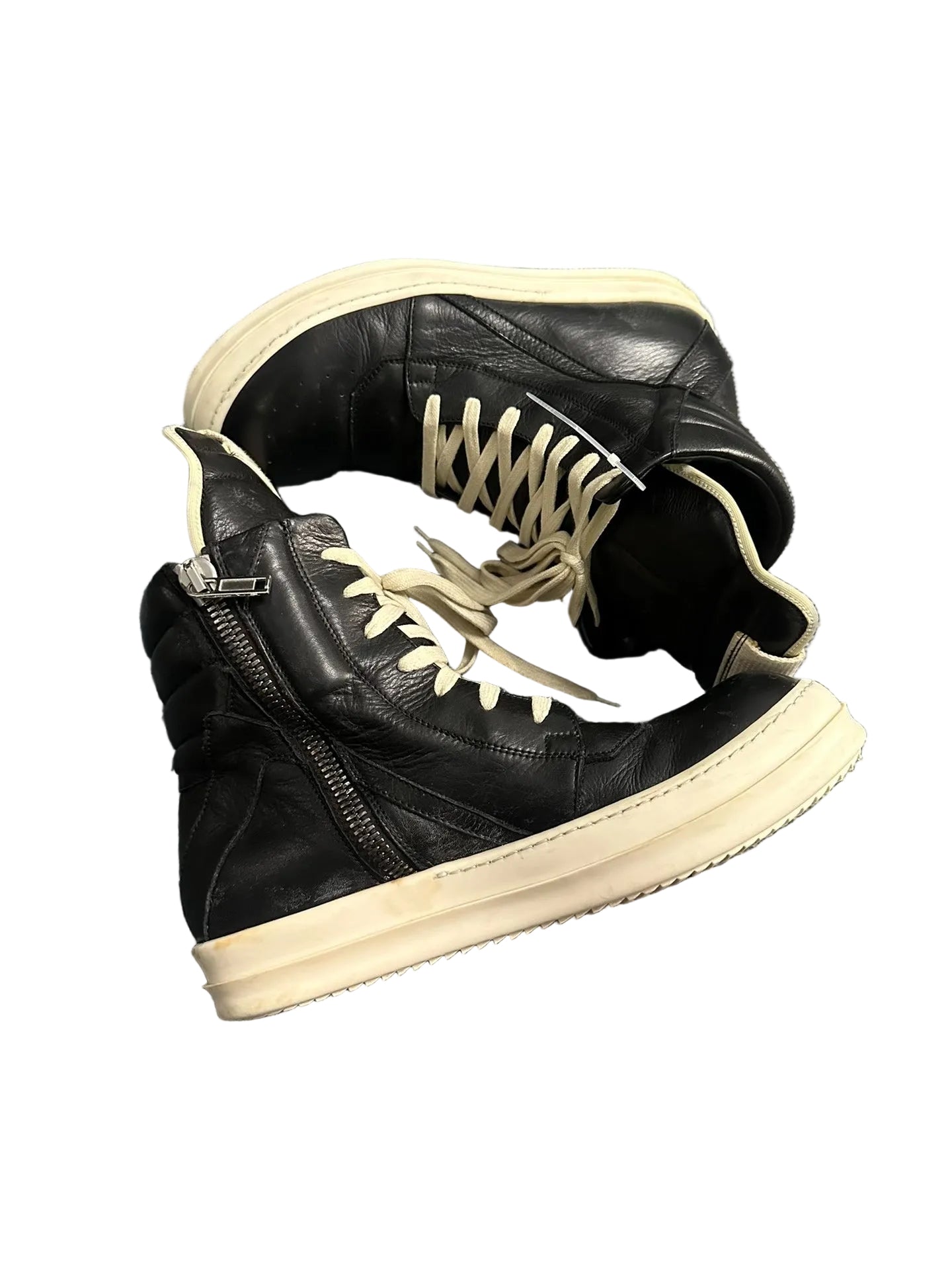 Rick Owens Mainline "Geobasket" High-Top Sneakers
