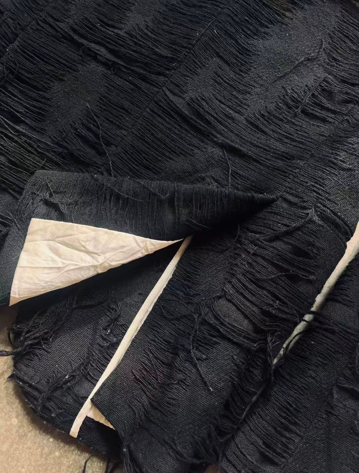 The Viridi-anne Early Archival "Destroyed" Wool Jacket