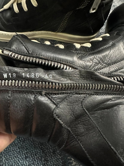 Rick Owens Mainline "Geobasket" High-Top Sneakers