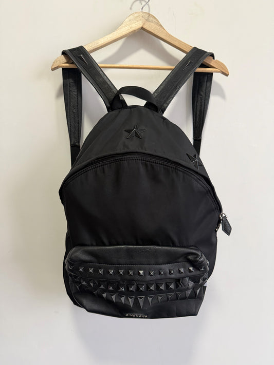 Givenchy Studded Nylon & Leather Backpack