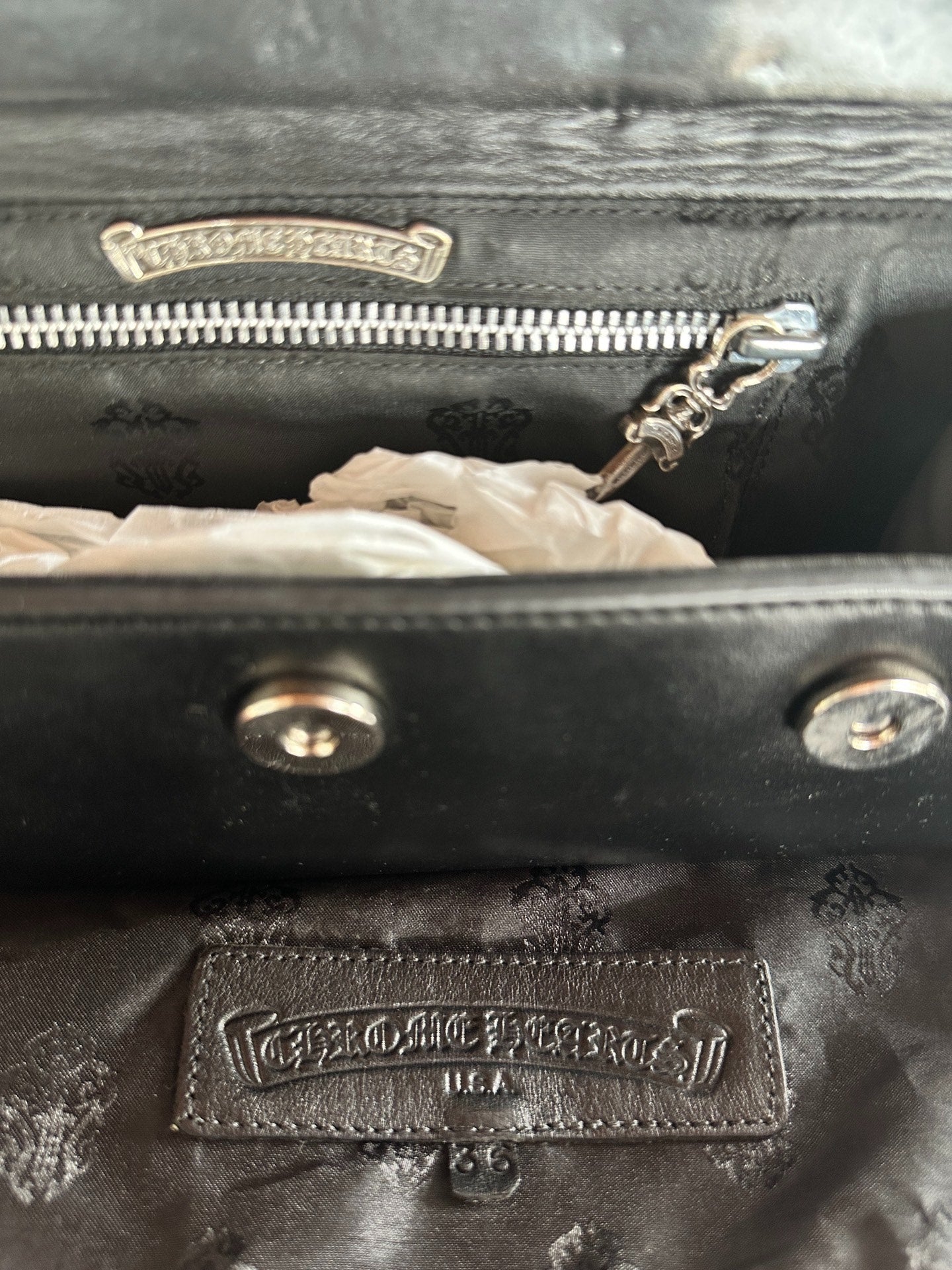 Chrome Hearts "Multi-Cross" Sterling Silver Evening Clutch