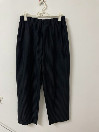 Homme Plissé Issey Miyake Pleated Trousers  Black