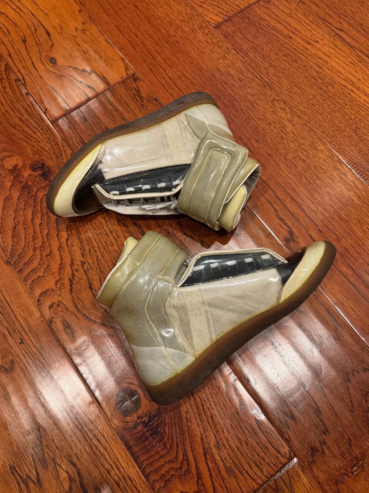 Maison Martin Margiela "Future" Transparent Vinyl High-Top Sneakers