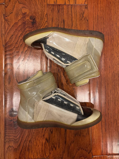 Maison Martin Margiela "Future" Transparent Vinyl High-Top Sneakers
