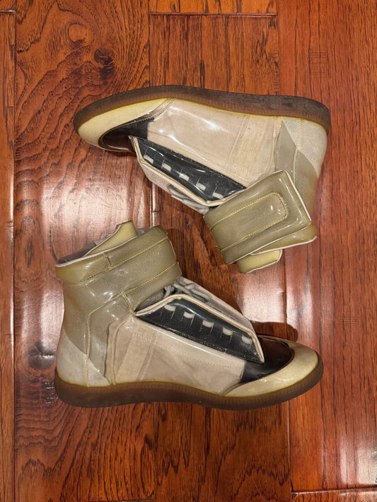 Maison Martin Margiela "Future" Transparent Vinyl High-Top Sneakers