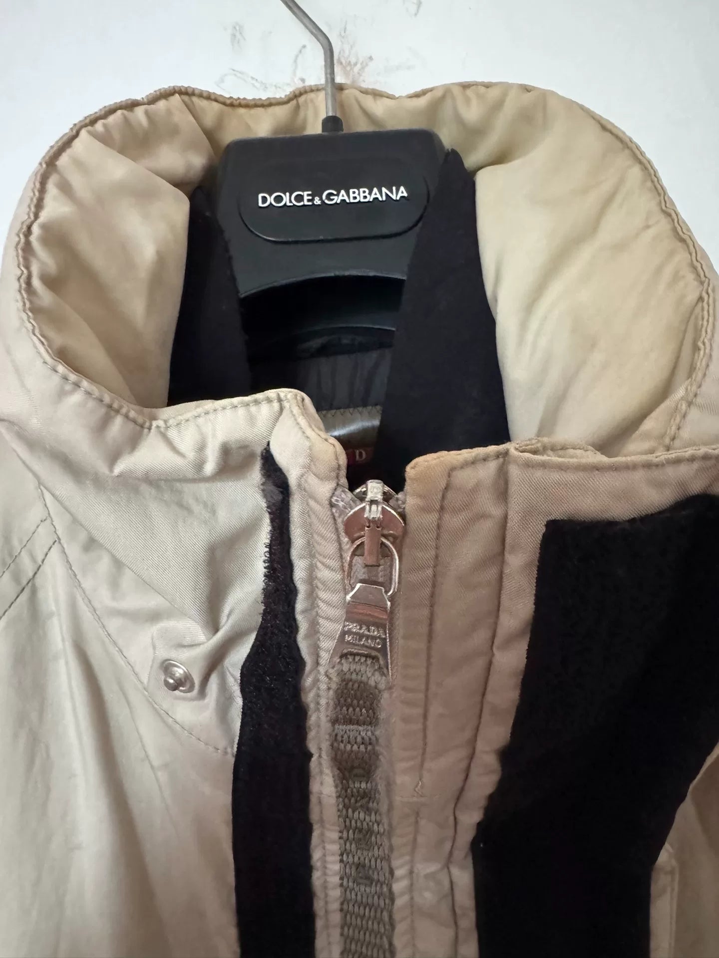 Prada Sport Padded Ski Jacket with Retractable Cable Lock