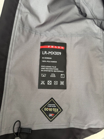 Prada Linea Rossa AW19 Black Gore-Tex Technical Jacket