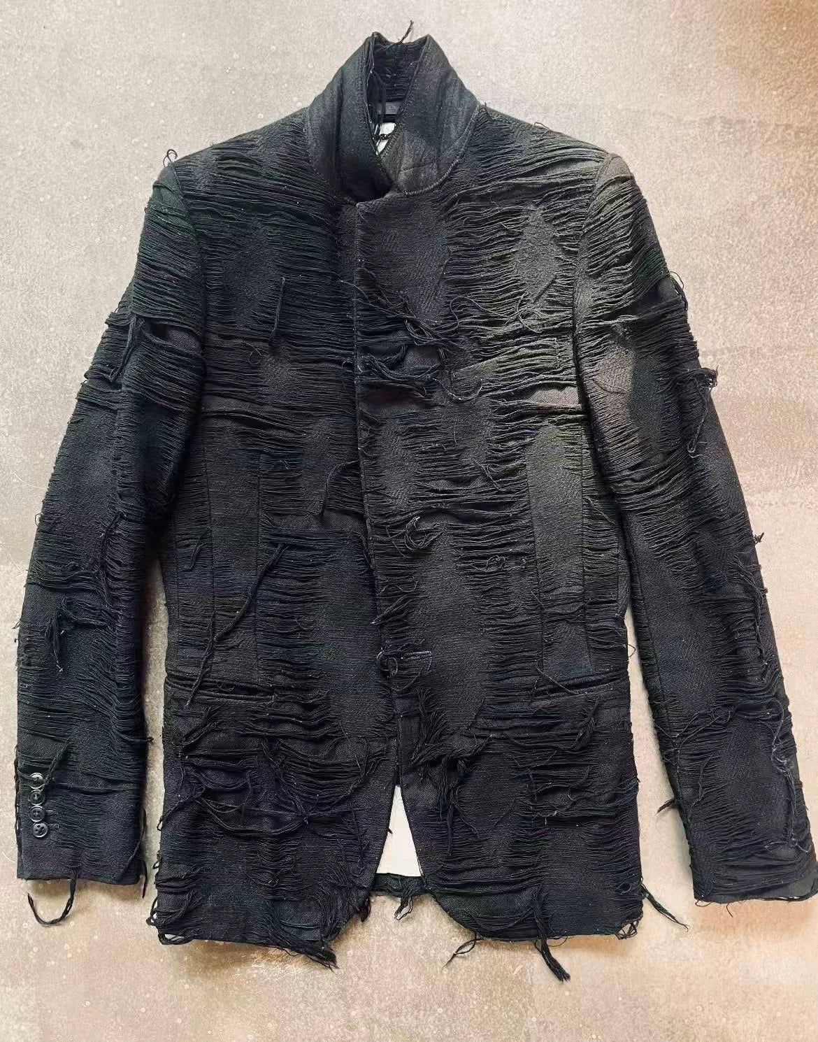 The Viridi-anne Early Archival "Destroyed" Wool Jacket