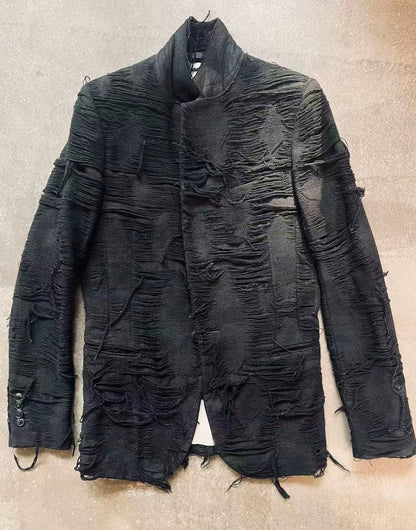 The Viridi-anne Early Archival "Destroyed" Wool Jacket