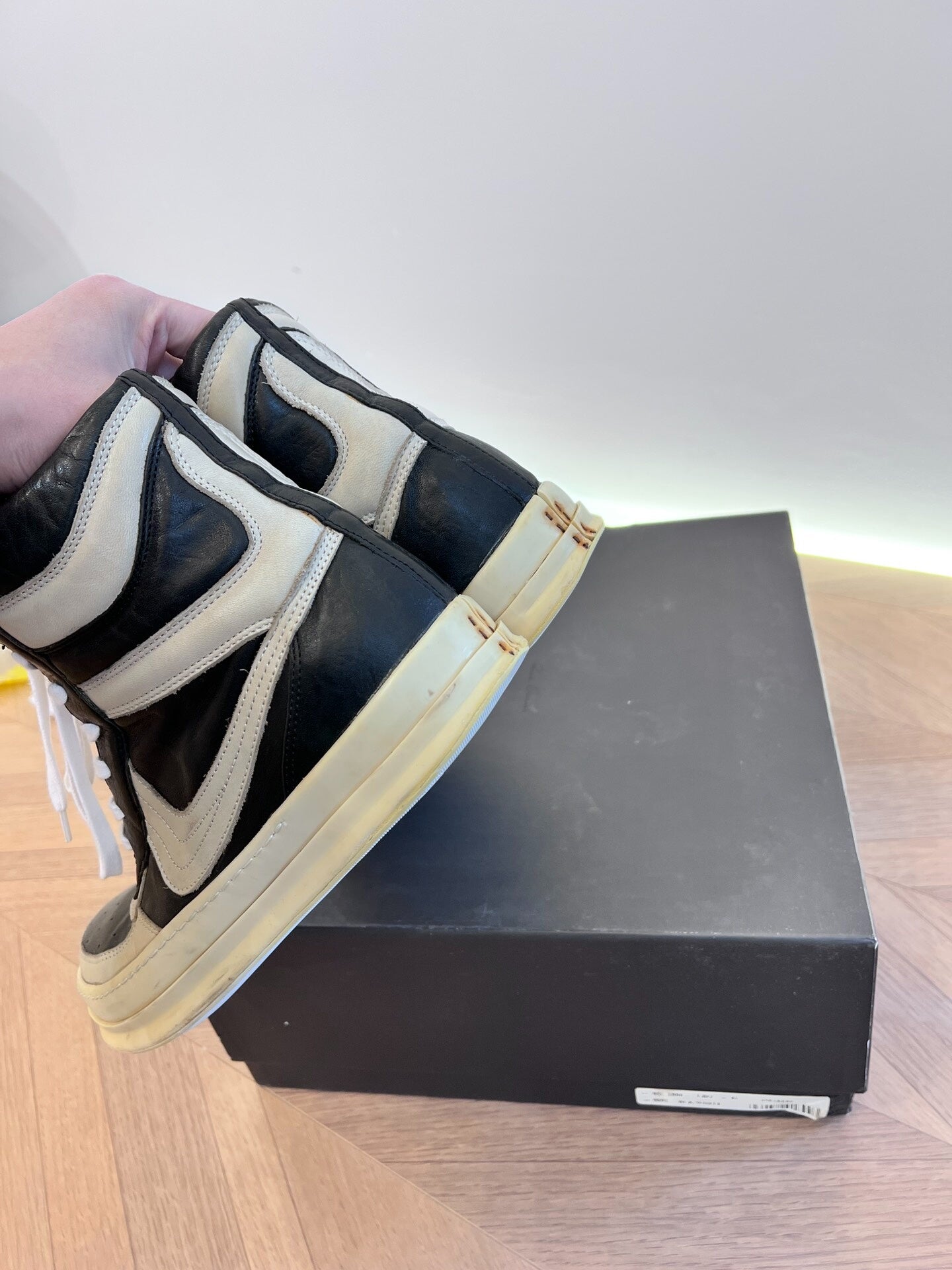 Rick Owens Dunk Leather Sneakers