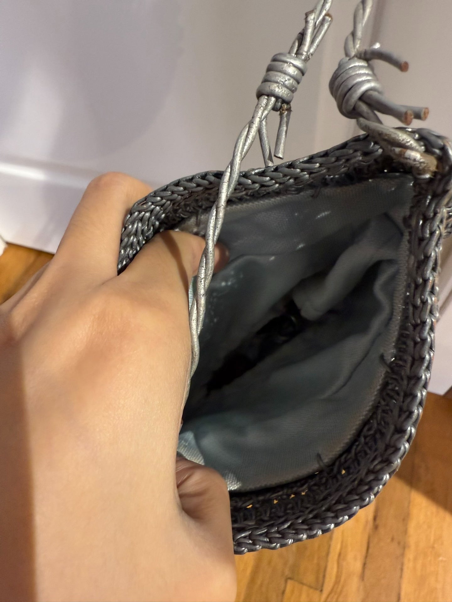 Kiko Kostadinov SS20 Crochet "Conch" Bag