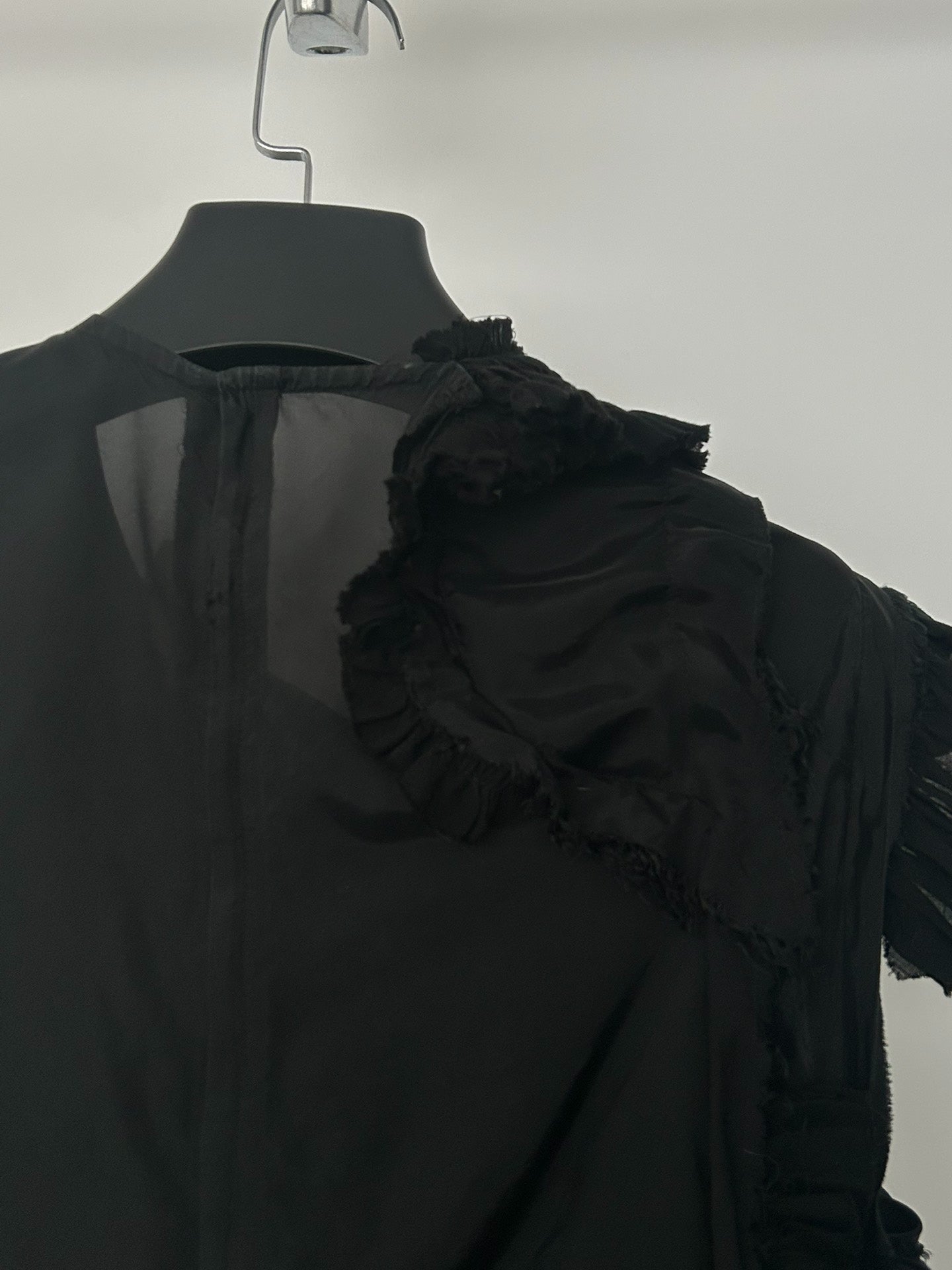 Comme des Garçons Fall/Winter 2014 "Roses and Blood" Silk Ruffled Top