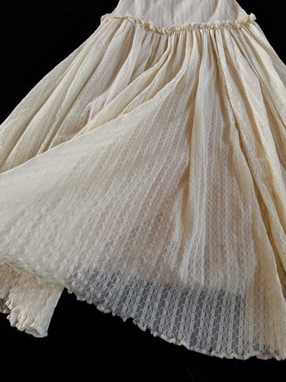 Vintage Jean Paul Gaultier Layered Mesh Maxi Skirt