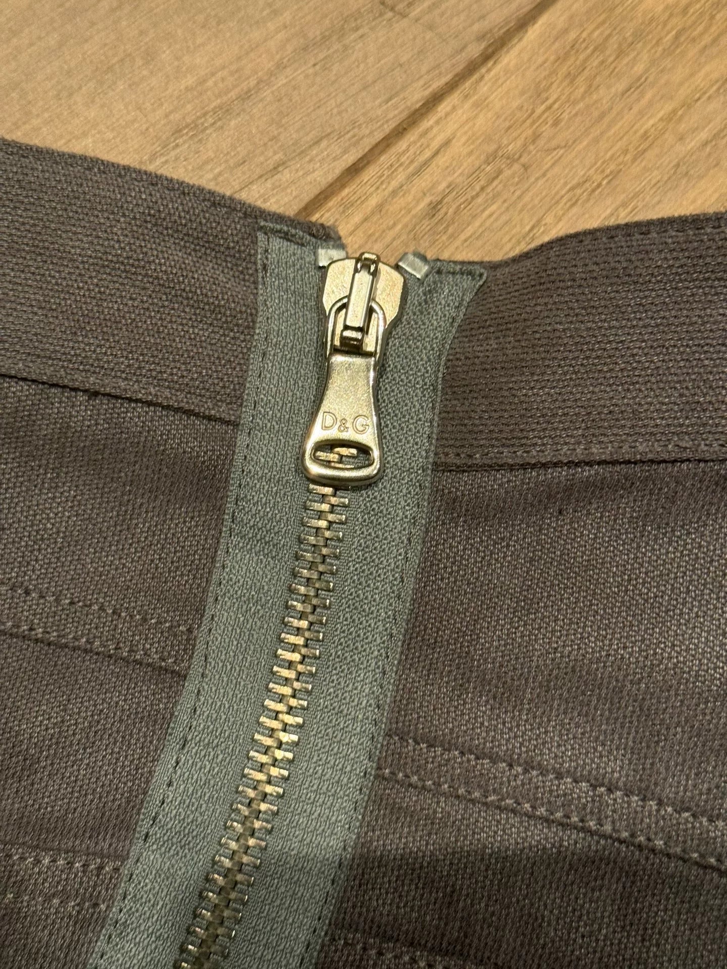 Dolce & Gabbana AW03 "Spiral Zipper" Flared Cargo Pants