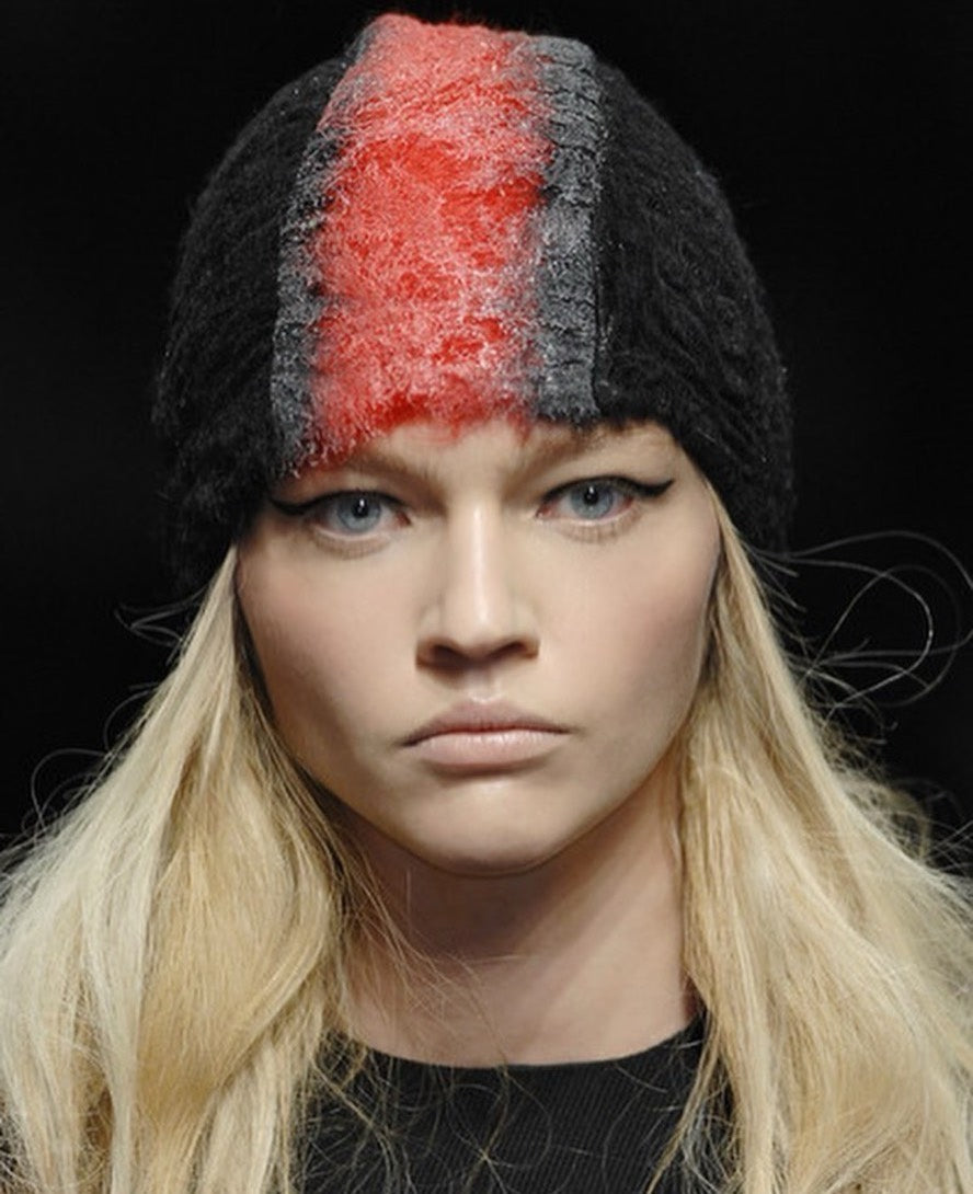 Prada AW07 "Mohawk" Knit Beanie