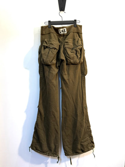 L.G.B. (Le Grand Bleu) Early-Era Multi-Pocket Cargo Parachute Flared Pants