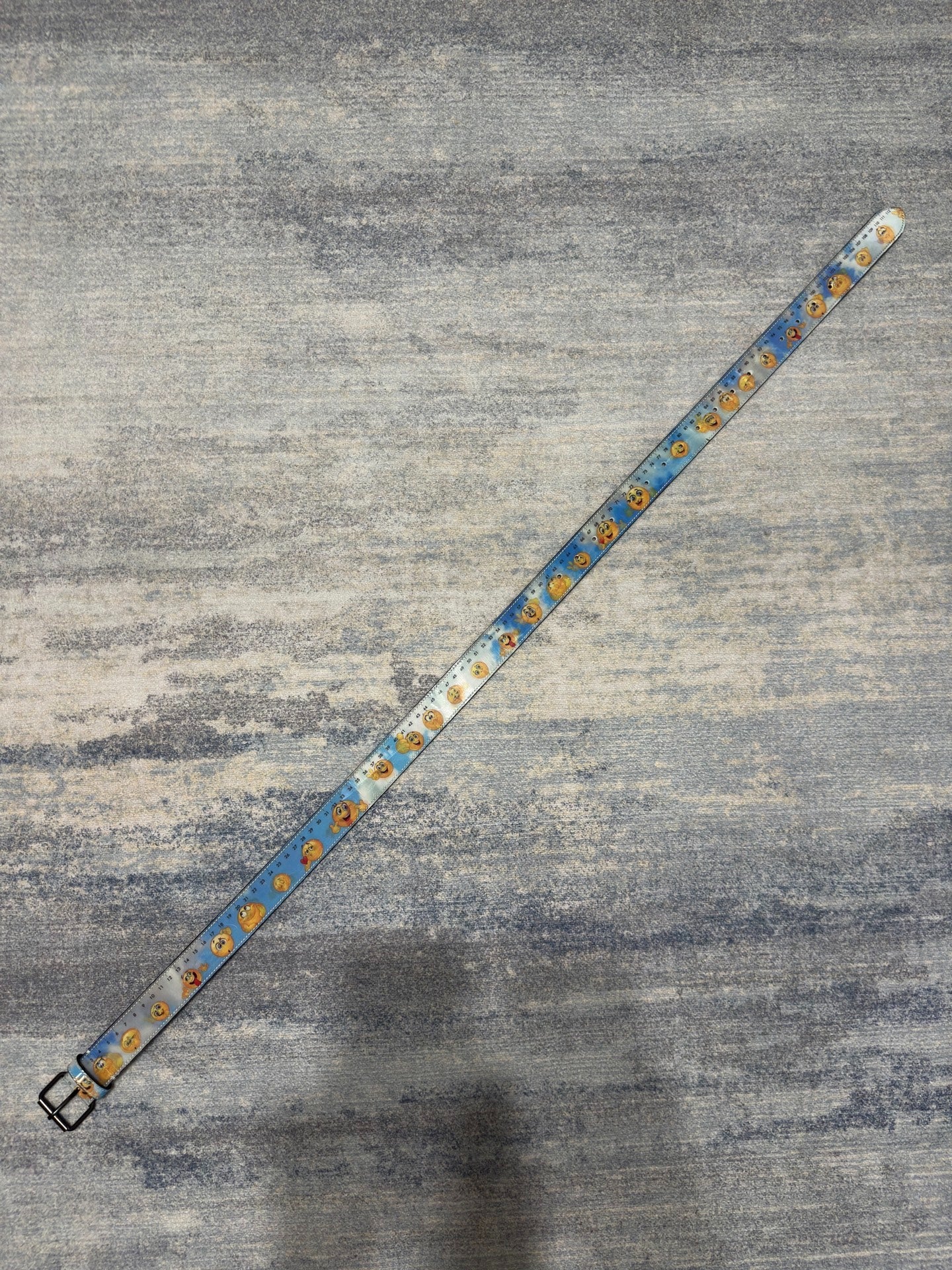 Vetements AW18 Holographic Emoji Ruler Belt