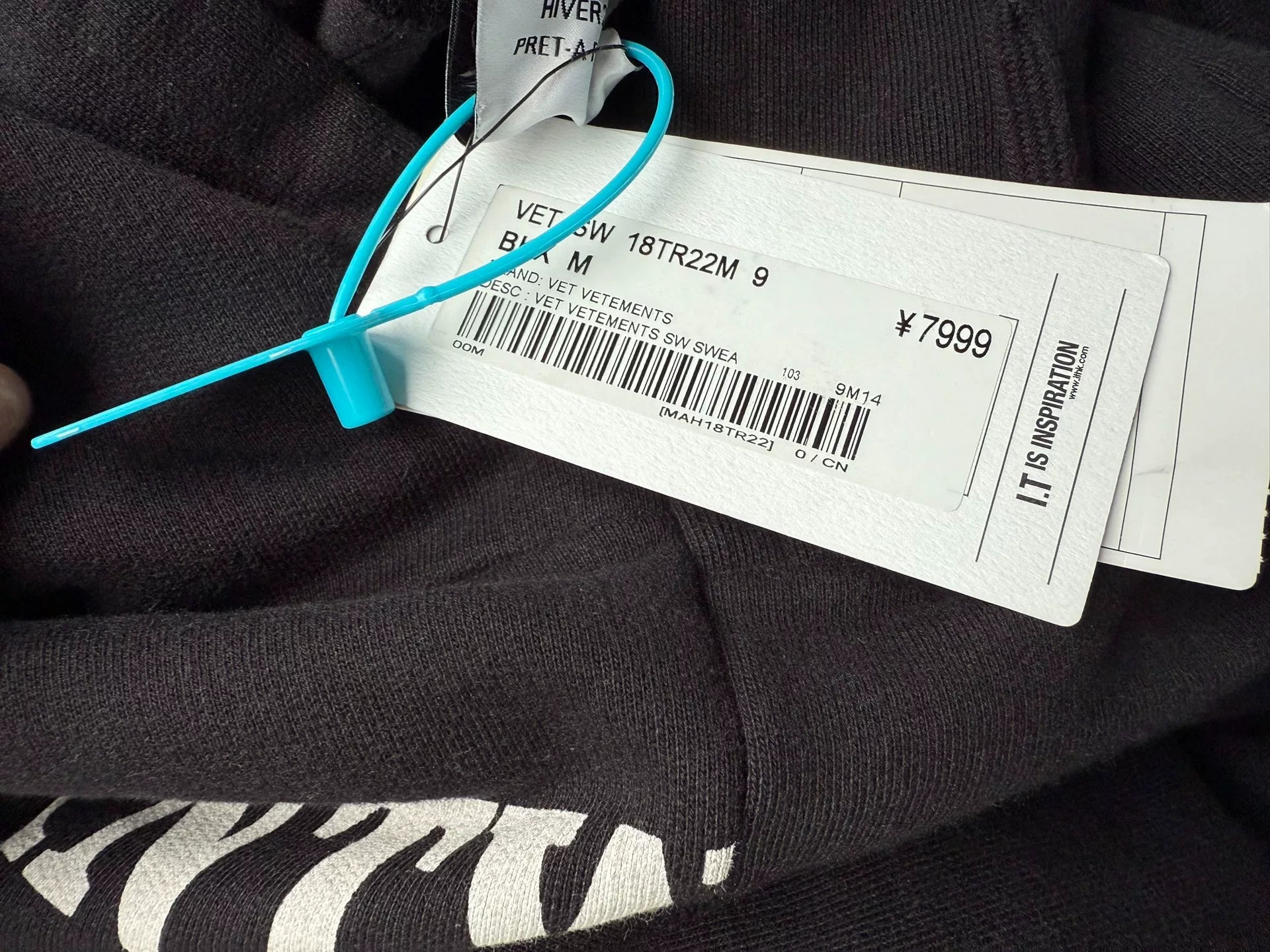 Vetements A/W18 Split Antwerpen Hoodie