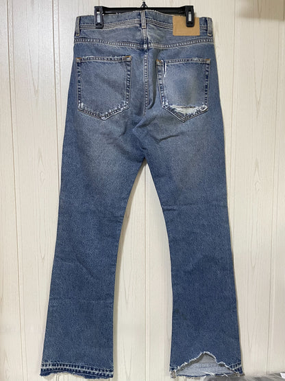 Enfants Riches Déprimés (ERD) 23FW Artisanal Distressed Flare Denim