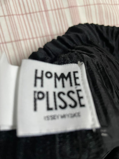 Homme Plissé Issey Miyake Pleated Trousers  Black