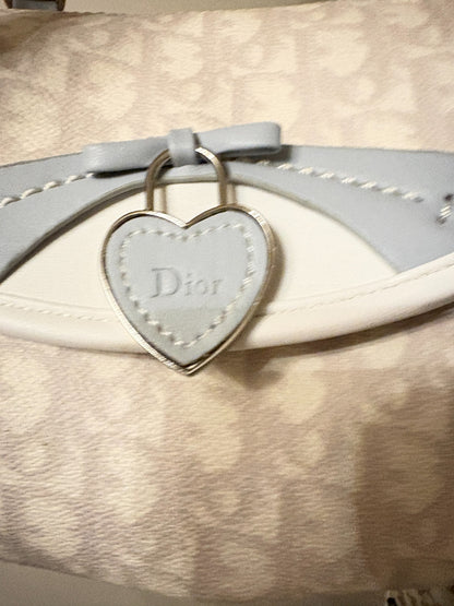 Christian Dior Romantique Pink Heart Locket Trotter Bag (Vintage)