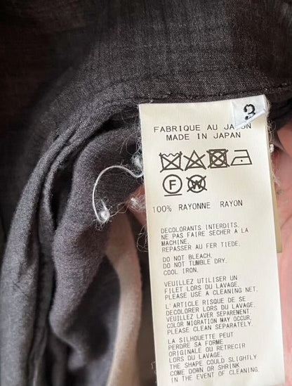 Yohji Yamamoto Pour Homme SS20 "Cradle Woman" Graphic Rayon Shirt