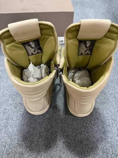 Rick Owens "Dirty Acid" Green Horsehair Geobasket