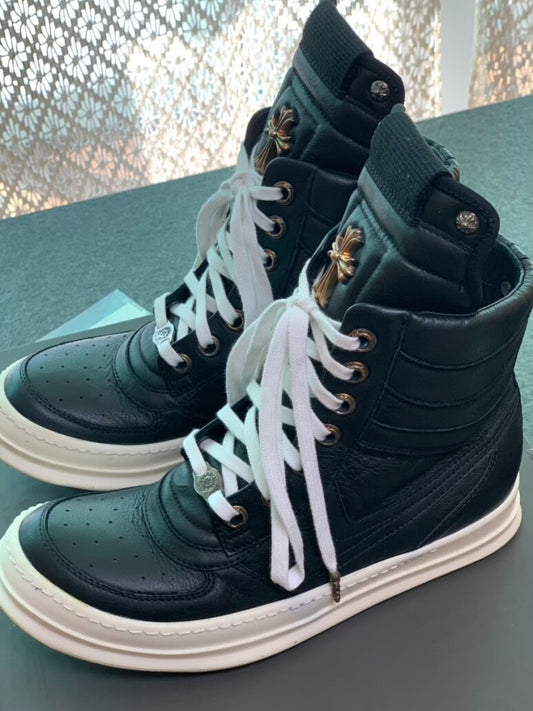 Chrome Hearts x Rick Owens "Dunk" Leather Sneakers (2010)