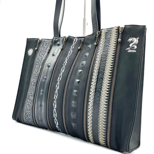 Vintage Jean Paul Gaultier Modular 7-Panel Zipper Tote