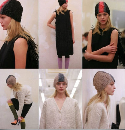 Prada AW07 "Mohawk" Knit Beanie