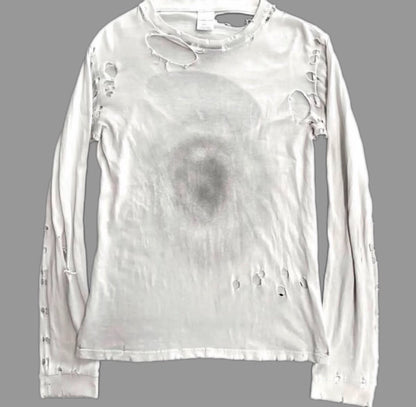 Number (N)ine Distressed Long-Sleeve Tee