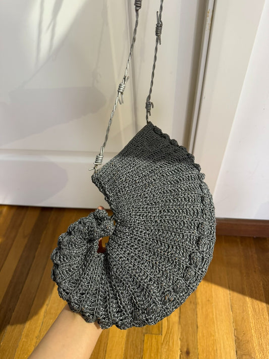 Kiko Kostadinov SS20 Crochet "Conch" Bag