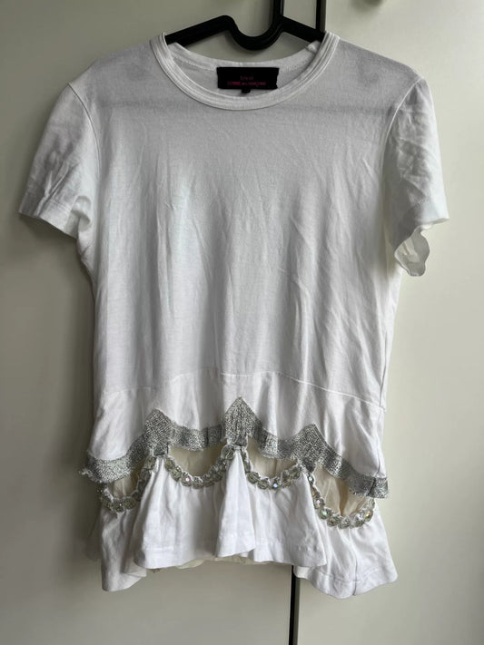 tricot Comme des Garçons Embellished T-Shirt (AD2014)