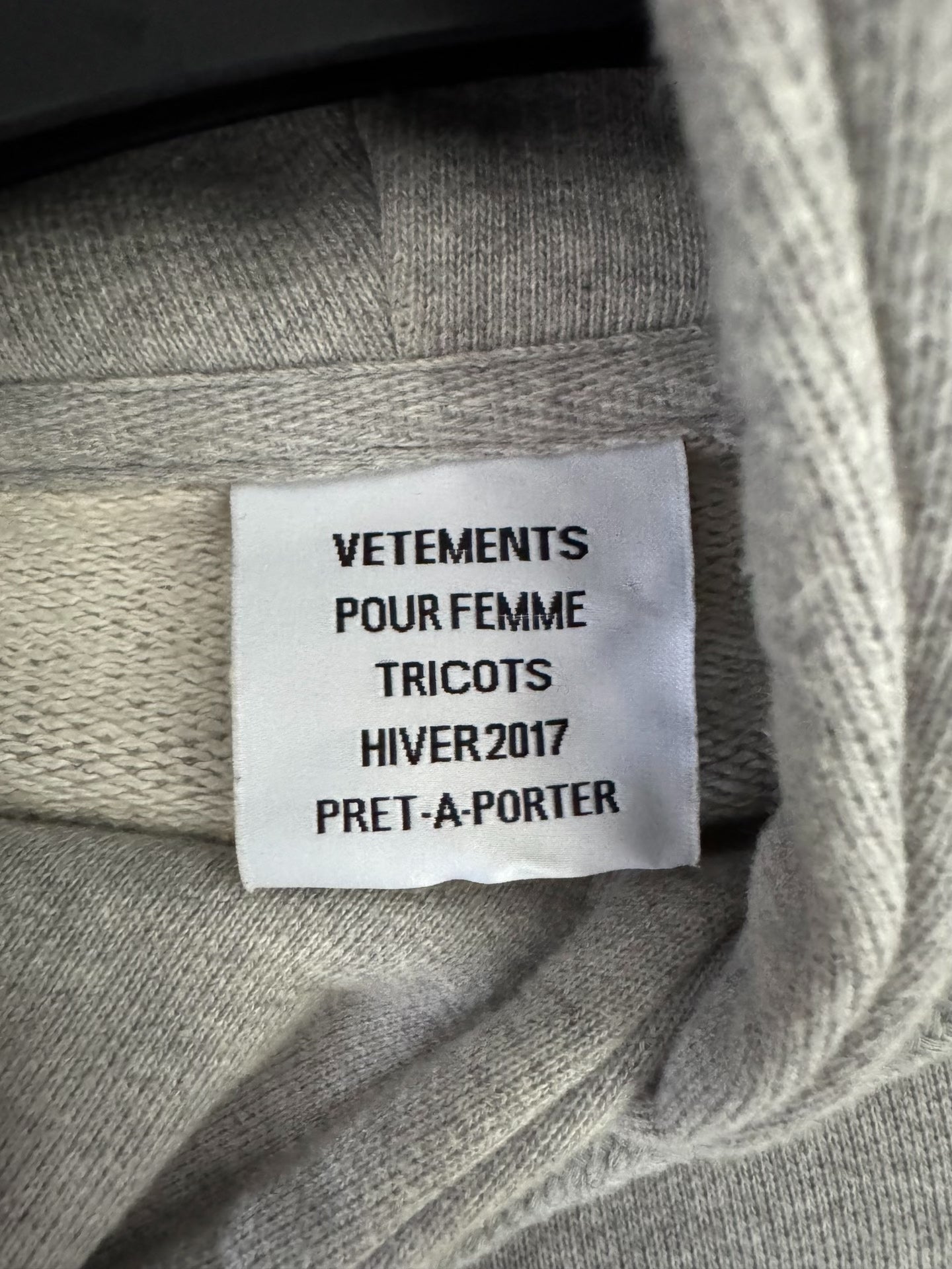 Vetements AW17 "Indoor Pistol" Target Graphic Hoodie